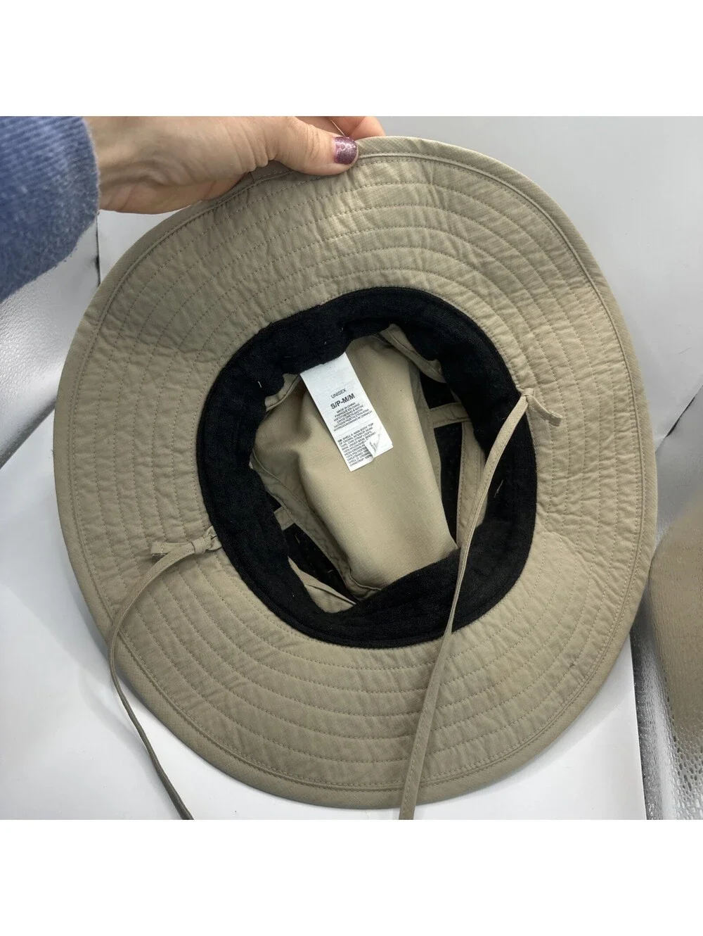 The North Face Bucket Hat Vented Embroidered Nylon Chin Strap Technical Cap